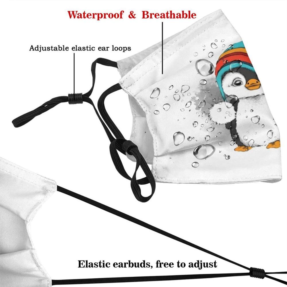 Изображение товара: Детский Пингвин дизайн Пылезащитный фильтр смываемая маска для лица дети Пингвин Пингвины император Пингвин Фея Пингвин детский пингвин