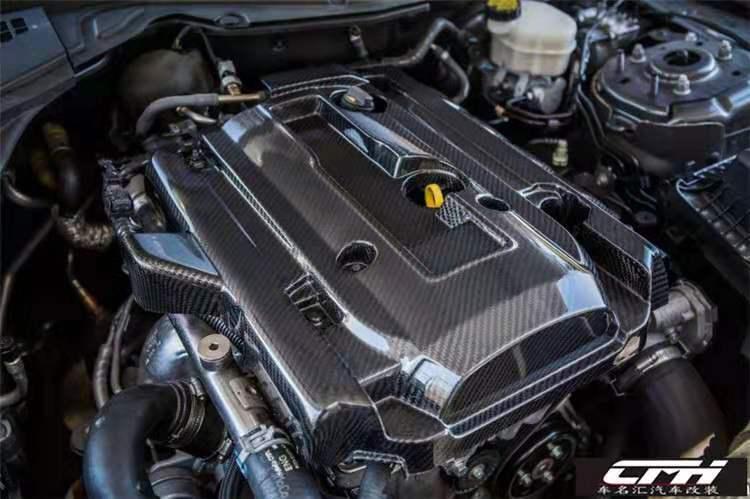 Изображение товара: Стильная крышка автомобильного двигателя из углеродного волокна, капот, подходит для Ford Mustang 2,3 T 2015 2016 2017 2018 2019