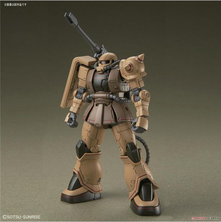 Изображение товара: Экшн-фигурки BANDAI GUNDAM HG GTO 1/144, MS-06CK, модель ZAKU HALF Gundam, собранная аниме фигурка, игрушки, подарок декоративные детские игрушки