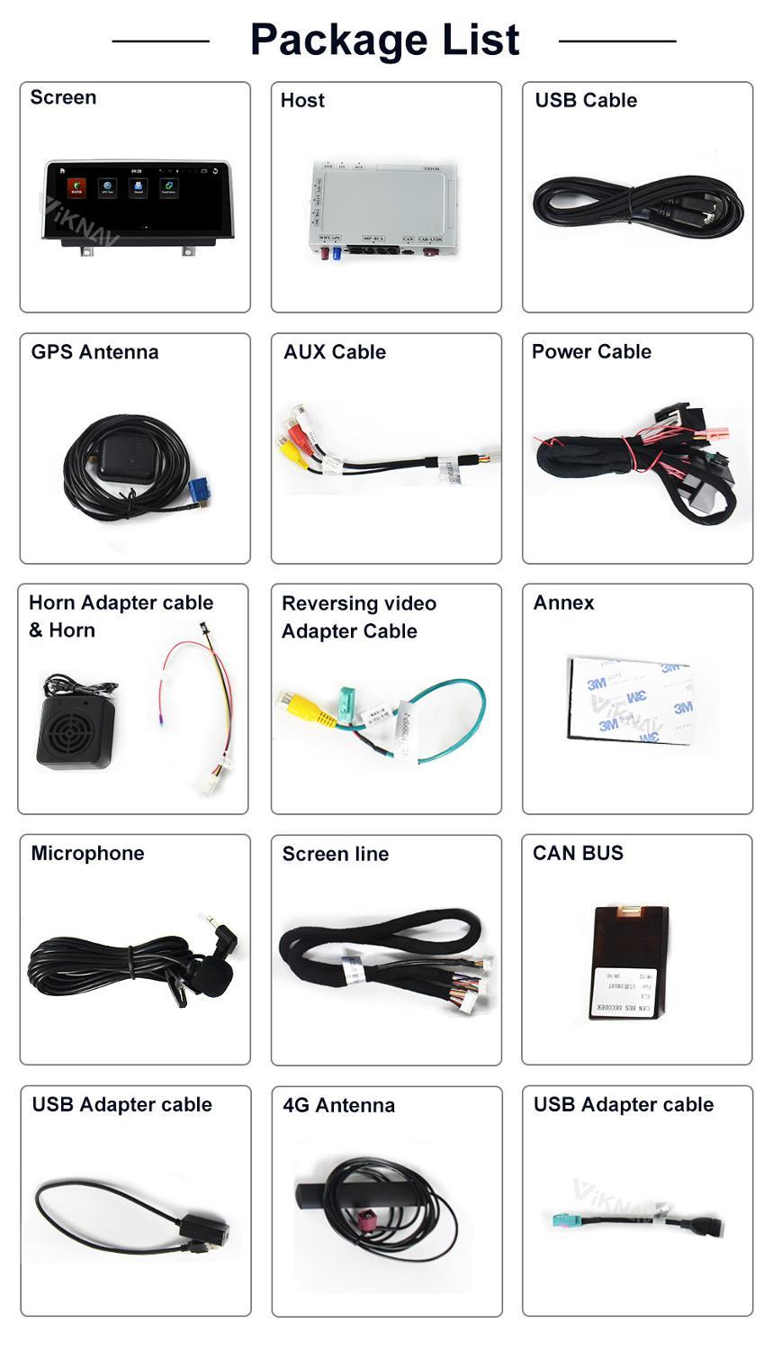Изображение товара: Автомобильный радиоприемник, мультимедийный плеер для BMW X5, F15, X5M, F85, X6, F16, X6M, F86 2018, 2019, android, автомобильное аудио, GPS-навигация, стерео приемник
