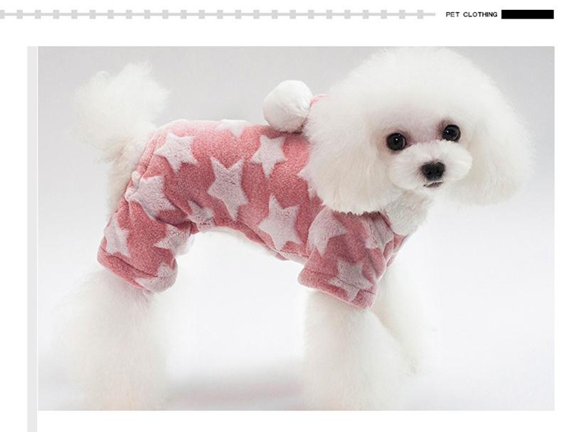 Изображение товара: Новый зимняя одежда для домашних животных собак флисовый комбинезон для собаки теплая одежда для собак, одежда для щенков, Комбинезоны для домашних питомцев чихуахуа