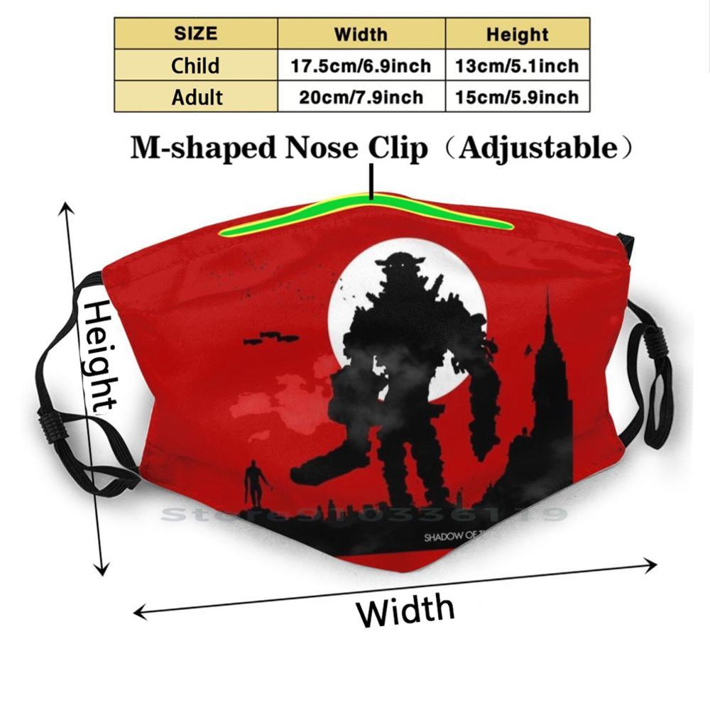 Изображение товара: Тень новый колосс дизайн анти-Пылевой Фильтр моющийся Уход за кожей лица Маска Дети тень новый колосс Mashup