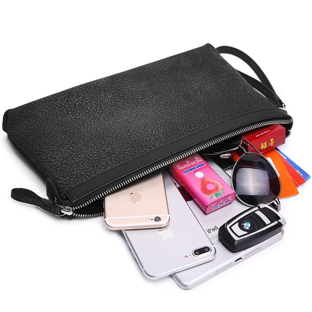 Изображение товара: GIONAR Сумка-клатч из натуральной кожи, мужская сумка-конверт на ремешке, Высококачественная Роскошная брендовая дизайнерская ручная сумка бумажник, кошелек