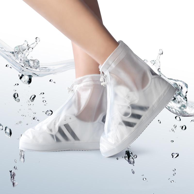 Изображение товара: Водонепроницаемые защитные ботинки унисекс из силиконового материала, защита от дождя, для дома и улицы, дождя, пыли