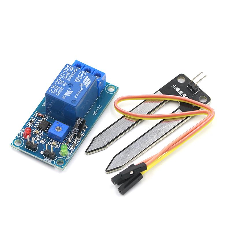 Изображение товара: NEW DC 5V 12V soil moisture sensor relay control module Automatic watering of the humidity starting switch for aduino