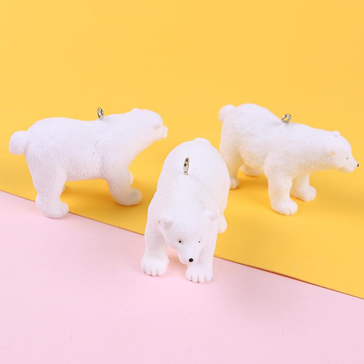 Изображение товара: Большой полярный медведь из смолы, 2 шт.
