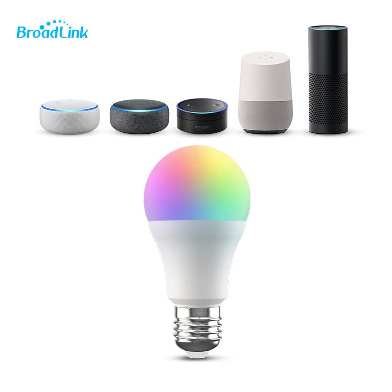 Изображение товара: Умная Светодиодная лампа BroadLink LB27R1/LB26R1, 220 В, Wi-Fi, RGB, работает с Alexa и Google Home