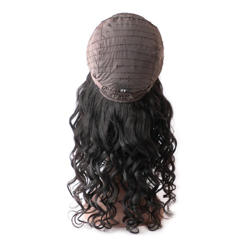 Изображение товара: Парик из натуральных бразильских волос на сетке, 4 х4, 150% дюймов