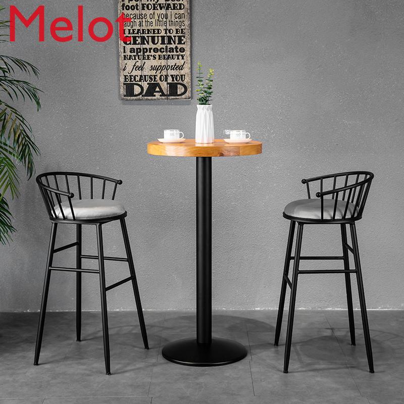Изображение товара: Nordic барный стул светильник экстравагантные спинка промышленности железа художественная барный стул на стойке коммерческая мебель современная простота дешево