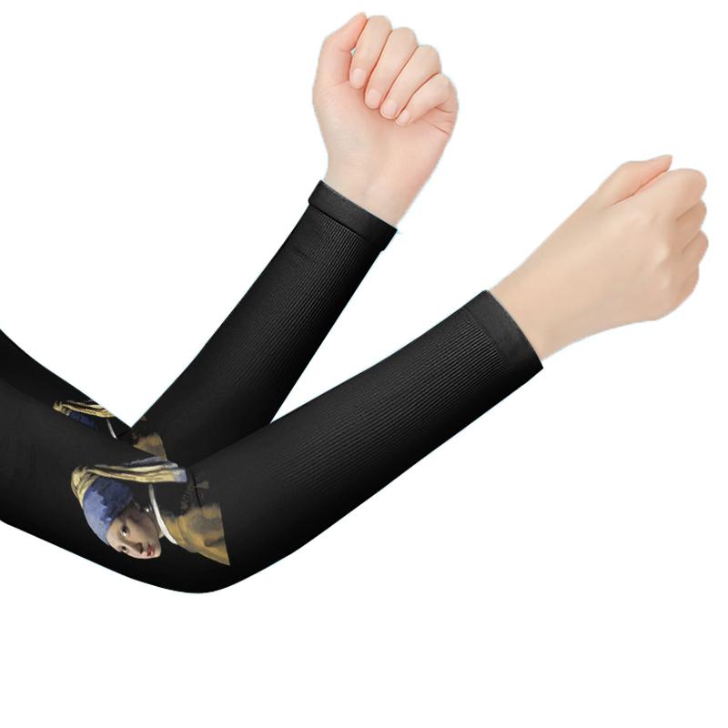Изображение товара: Звездная ночь искусство шаблон рука компрессионные рукава УФ Защита Велоспорт Унисекс охлаждение солнцезащитные рукава дышащий спортивный чехол для рук