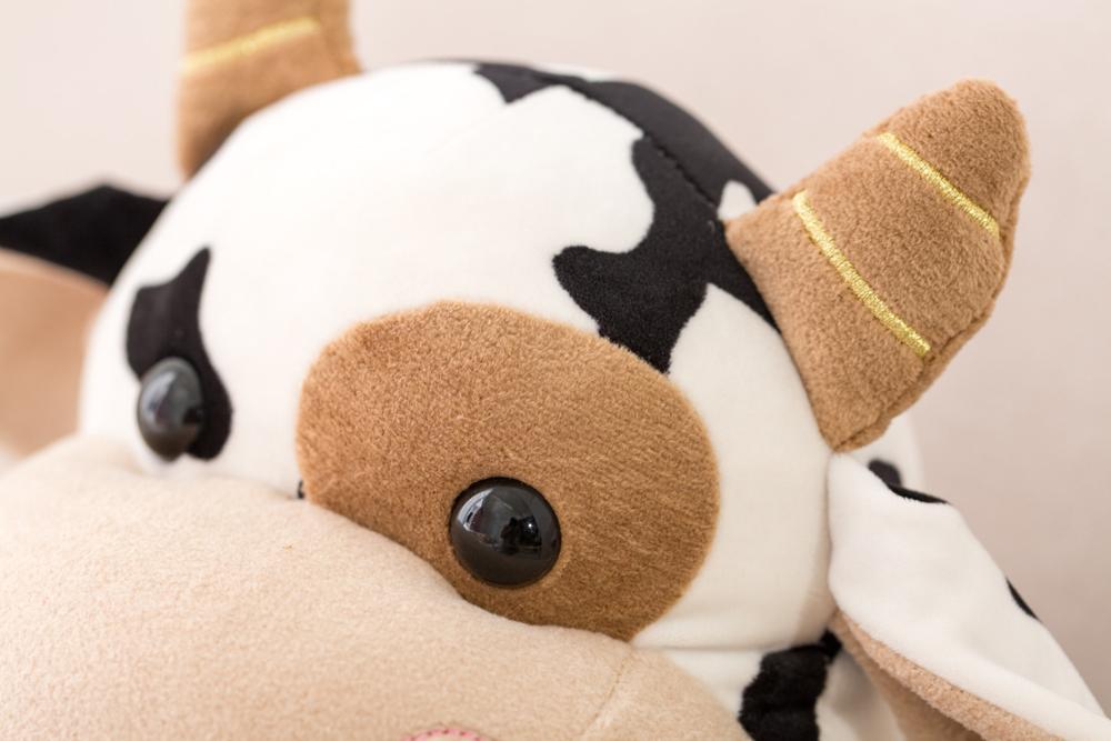 Изображение товара: Милая Q версия корова плюшевая кукла Мультяшные коровы мягкие животные плюшевые игрушки для мальчиков Детский подарок