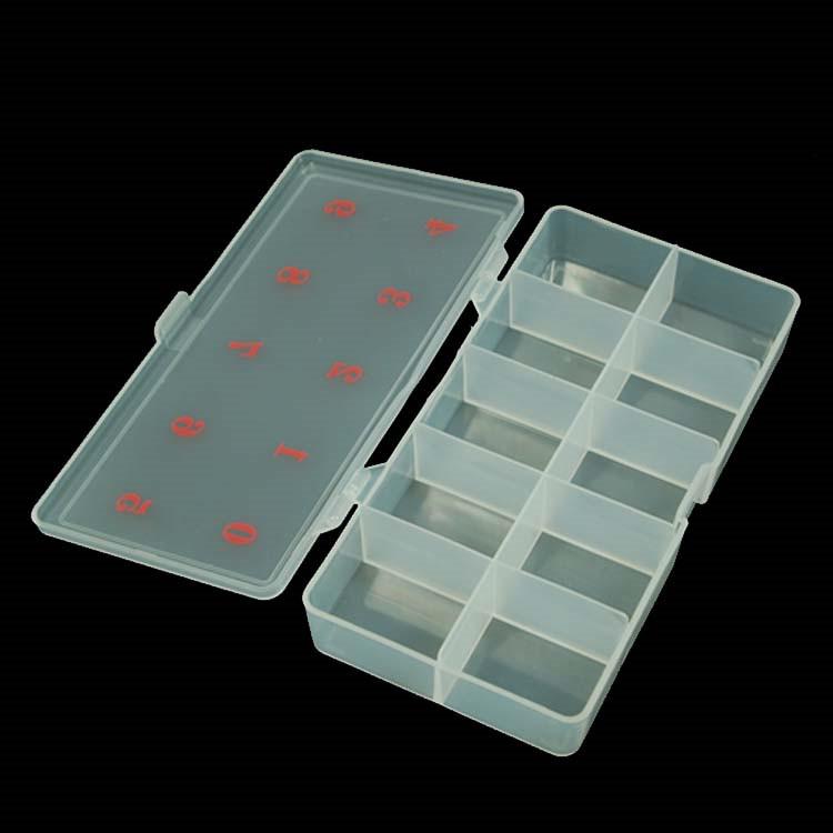Изображение товара: 1 шт., прозрачная пластиковая коробка для хранения украшений