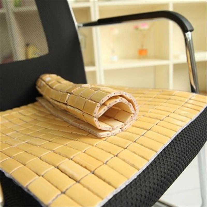 Изображение товара: PEIDUO натуральные летние квадратные бамбуковые подушки для сидений, Теплоизоляционный дышащий охлаждающий коврик, Подушка для стула, автомобильные кресла для дома и офиса