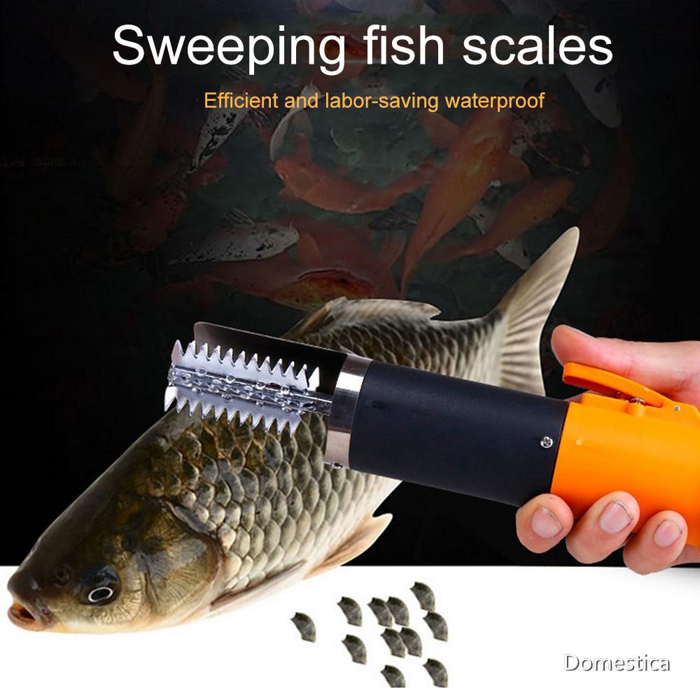 Изображение товара: 4/6 инструменты для подметания рыбы, автоматическая рыбочистка, строгальное устройство, скребок для рыбы, водонепроницаемый кухонный инструмент для уничтожения рыбы