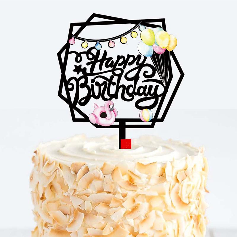 Изображение товара: Акриловые топперы для тортов на день рождения