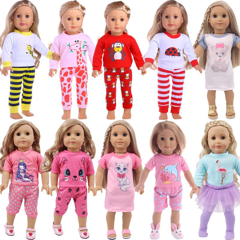 Изображение товара: Кукольный костюм с забавным животным мотивом одежда для 18 дюймов American & 43 см для ухода за ребенком для мам Rebirth новорожденная кукла ОГ девочка кукла Русская кукла DIY Gi