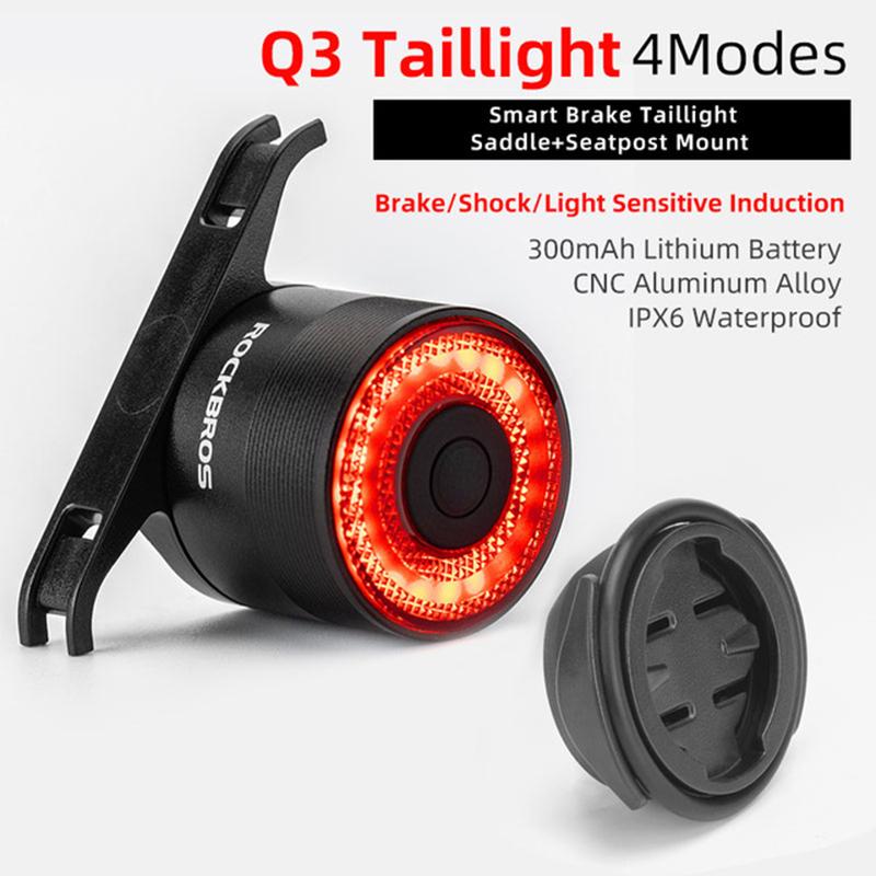 Изображение товара: Задний фсветильник светильник велосипедный, светодиодный, зарядка от USB, сигнальная лампа велосипеда