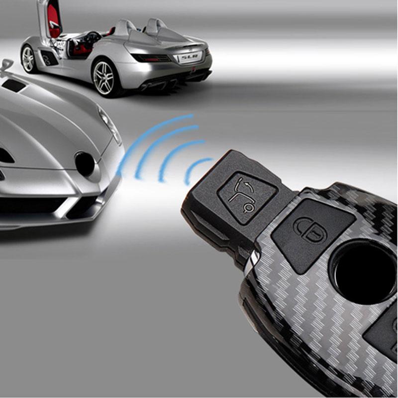 Изображение товара: ABS углеродного волокна автомобиля дистанционного ключа чехол для Mercedes benz A B R G класс GLK GLA w204 W251 W463 W176