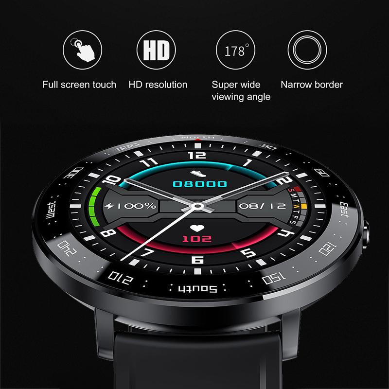Изображение товара: Смарт-часы LIGE мужские водонепроницаемые с сенсорным экраном 1,3 дюйма