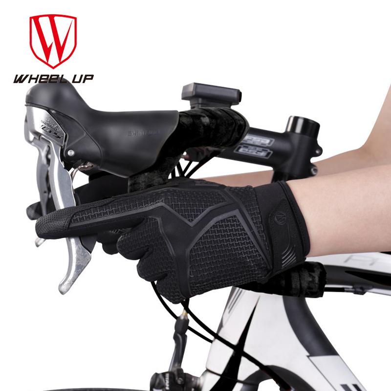 Изображение товара: Перчатки на все пальцы для велоспорта, Нескользящие дышащие мотоциклетные перчатки для сенсорных экранов, для мужчин и женщин
