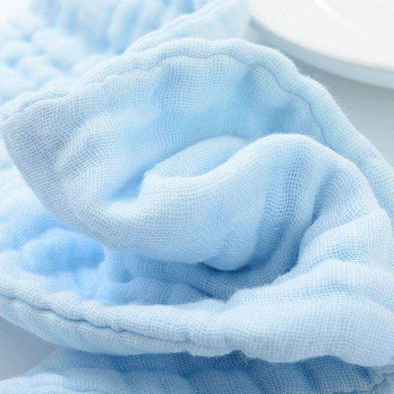 Изображение товара: 10 шт./лот, 12 слоев, детское полотенце, марля, хлопок, муслиновый платок, полотенце для кормления, подгузники для новорожденных
