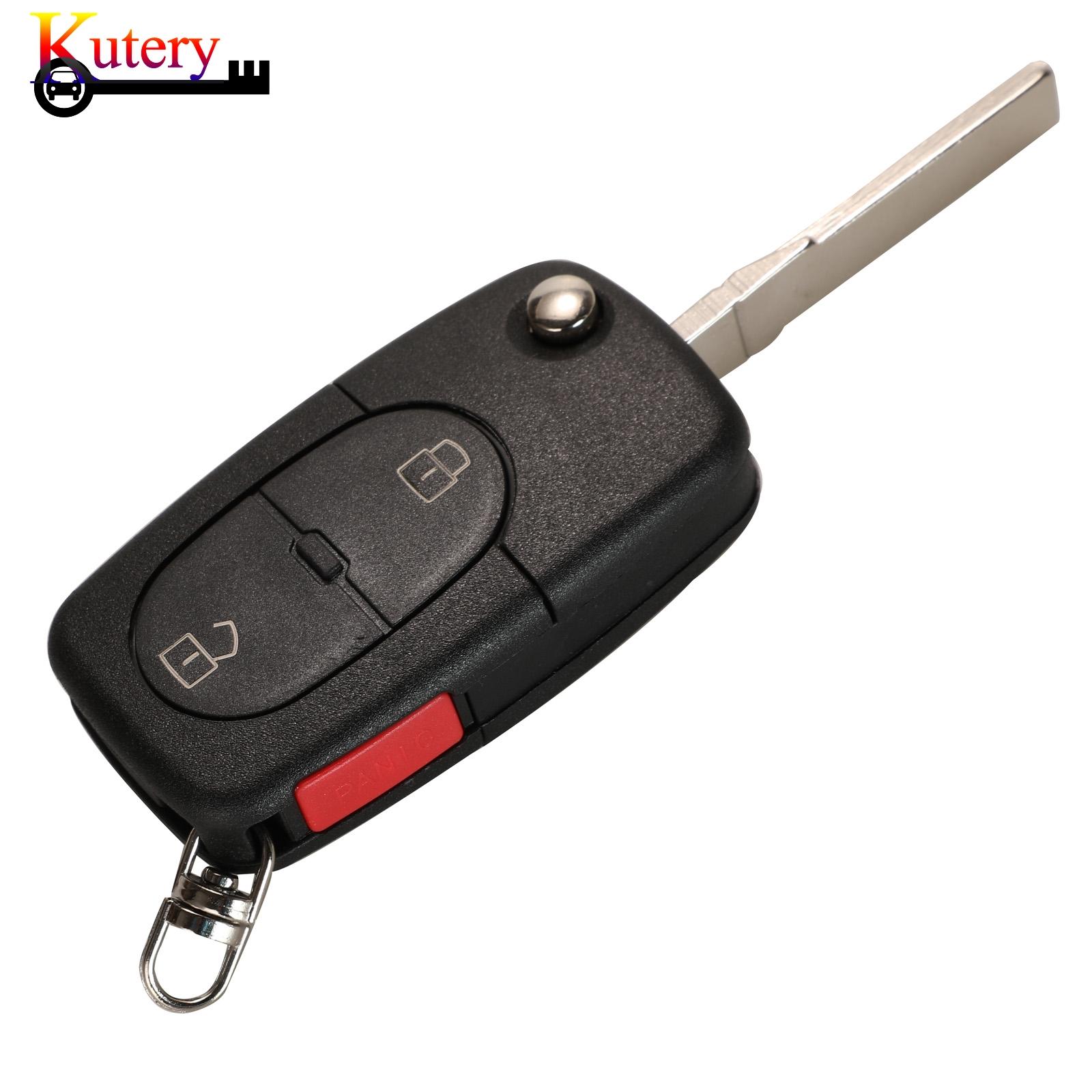 Изображение товара: Kutery 10 шт./лот складной дистанционный ключ для автомобиля в виде ракушки для Volkswagen VW Passat Jetta Golf Beetle 2/3 + паника 3/4 кнопки ключ чехол
