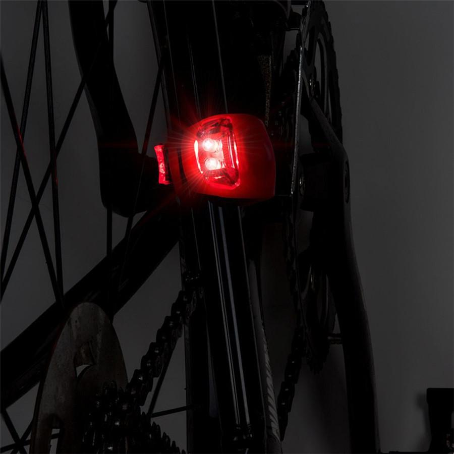 Изображение товара: Передние и задние светодиодные фонари для горного велосипеда, 4 светодиодный да