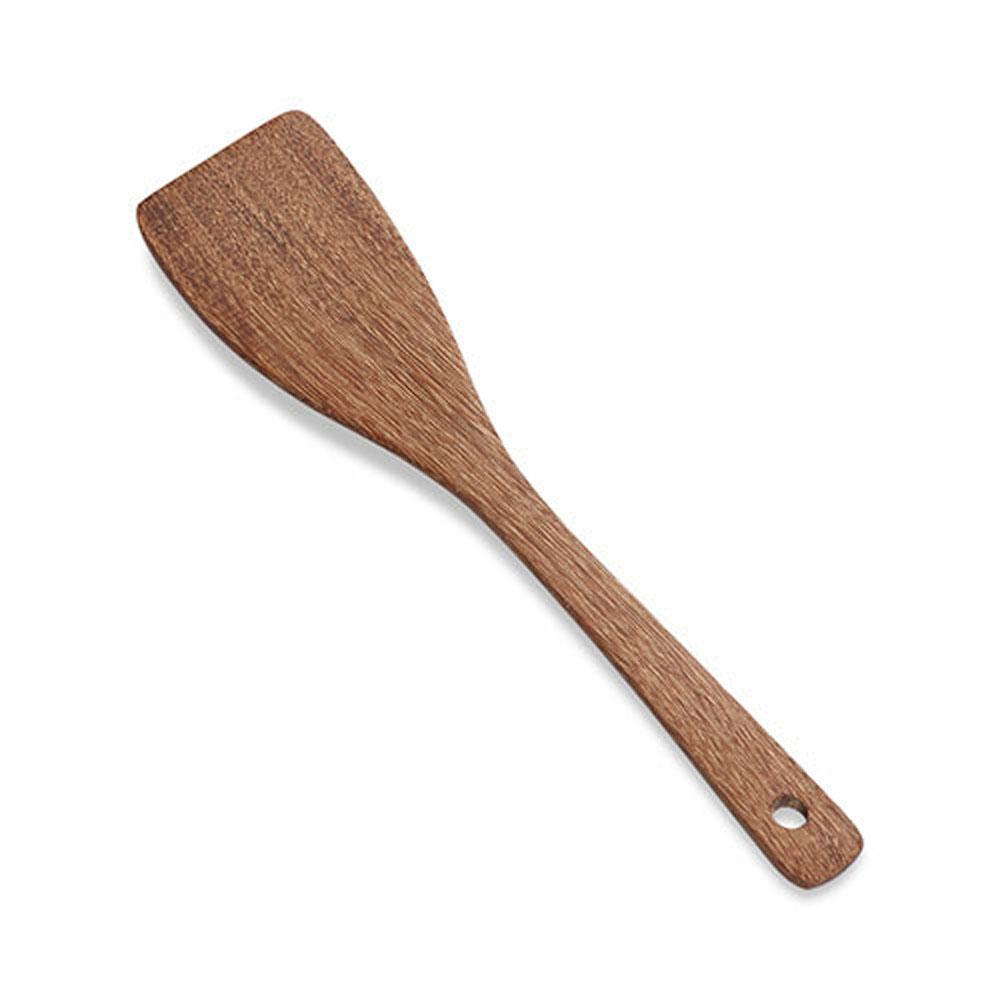 Изображение товара: Набор деревянной кухонной посуды с длинной ручкой шпатель для риса совок для овощей и мяса кухонная лопатка для смешивания ложек для антипригарной сковороды кухонные инструменты