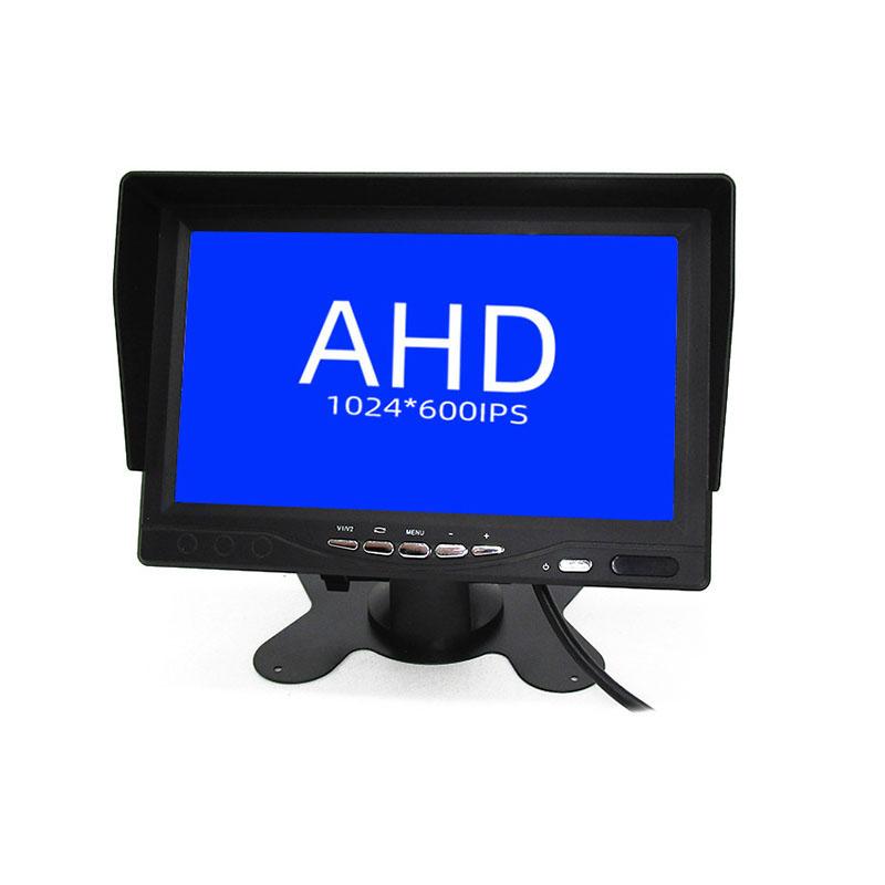 Изображение товара: Mini 1024*600 7-дюймовая система видеонаблюдения с защитой AHD/TVI/CVI/CVBS 4-в-1 2-слойный экран IPS монитор DVR видеорегистратор