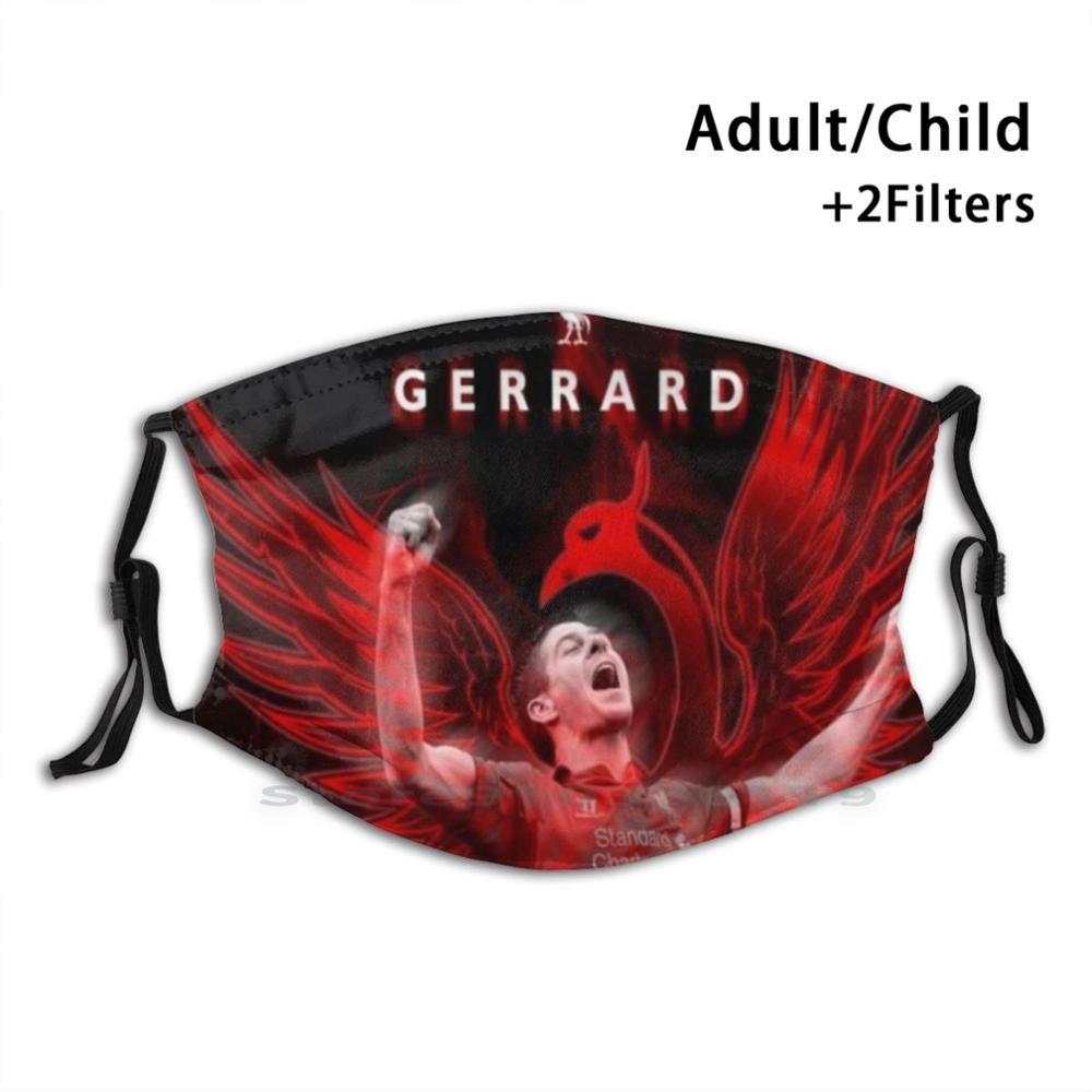 Изображение товара: Стирающаяся смешная маска для лица Steven George Gerrard для детей и взрослых с фильтром
