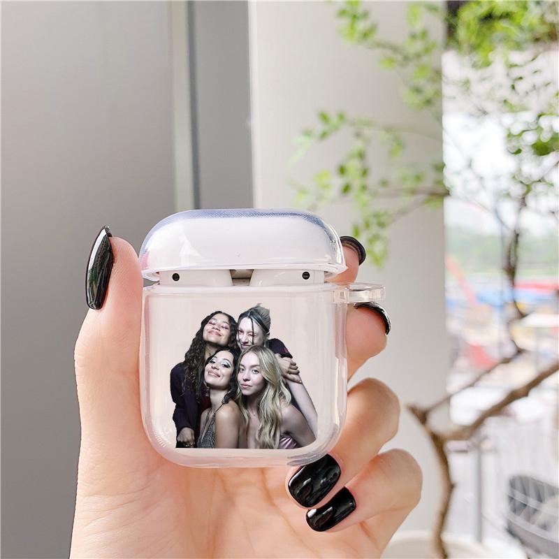 Изображение товара: Euphoria Zendaya мультфильм Instagram девочка мягкий прозрачный силиконовый чехол для Apple Airpods для Airpods Pro Чехол для наушников Защитный чехол