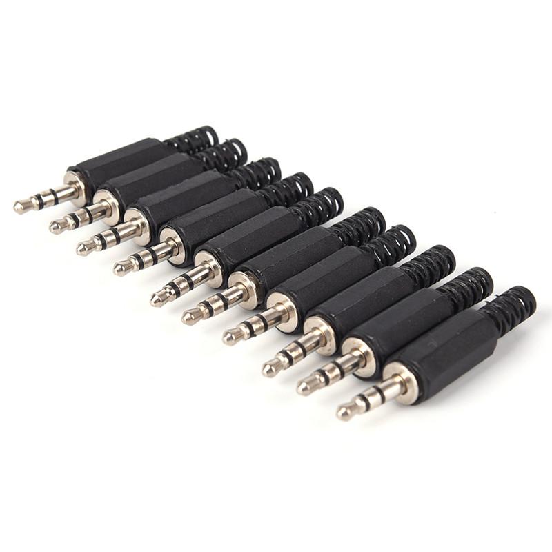 Изображение товара: 3.5mm 1/8 Fashion Audio Male Plug Jack Adapter Stereo Connector Headphone 5PCS/SET