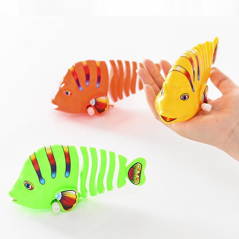 Изображение товара: Новые заводные игрушки, красочные строительные игрушки, детские игрушки, заводные детские игрушки, хвост рыбы