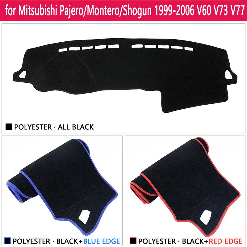 Изображение товара: Для Mitsubishi Pajero Shogun Montero 1999 ~ 2006 V60 V73 V77 Противоскользящий коврик накладка на приборную панель коврик для приборной панели автомобиля аксессуары