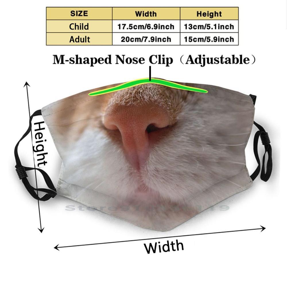 Изображение товара: Имбирный кошачий рот дизайн Пылезащитный фильтр смываемая маска для лица дети остаются здоровыми спасать жизни остановить распространение