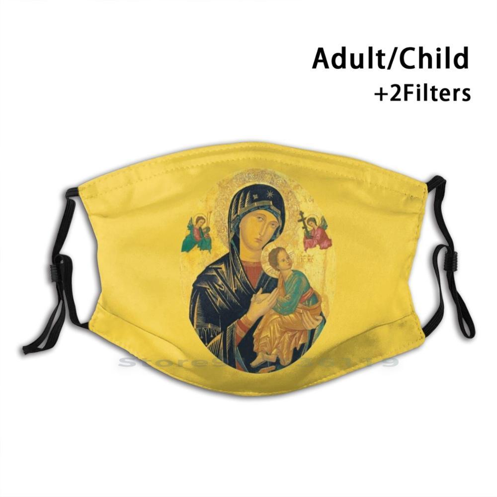 Изображение товара: Многоразовая маска для мамы/леди с вечным принтом Pm2.5, маска для лица с фильтром для детей, мамы, леди вечного ухода