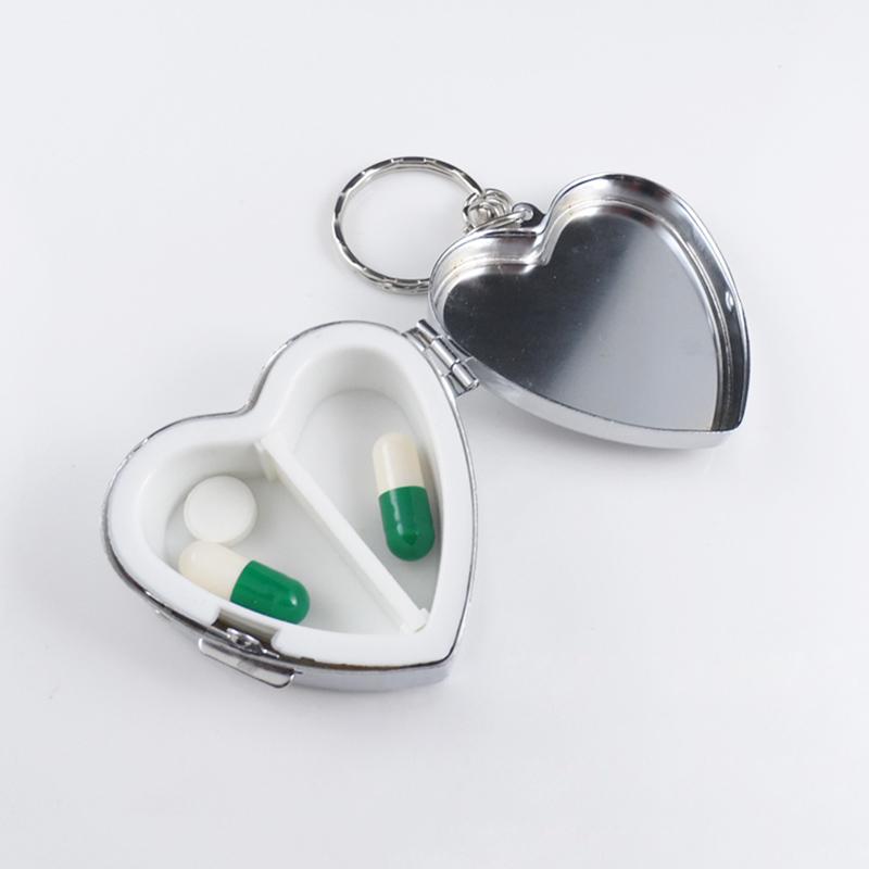Изображение товара: Контейнер для лекарств и таблеток, чехол для хранения конфет, металлический карманный портативный органайзер для таблеток, чехол для ухода за здоровьем SDFA88