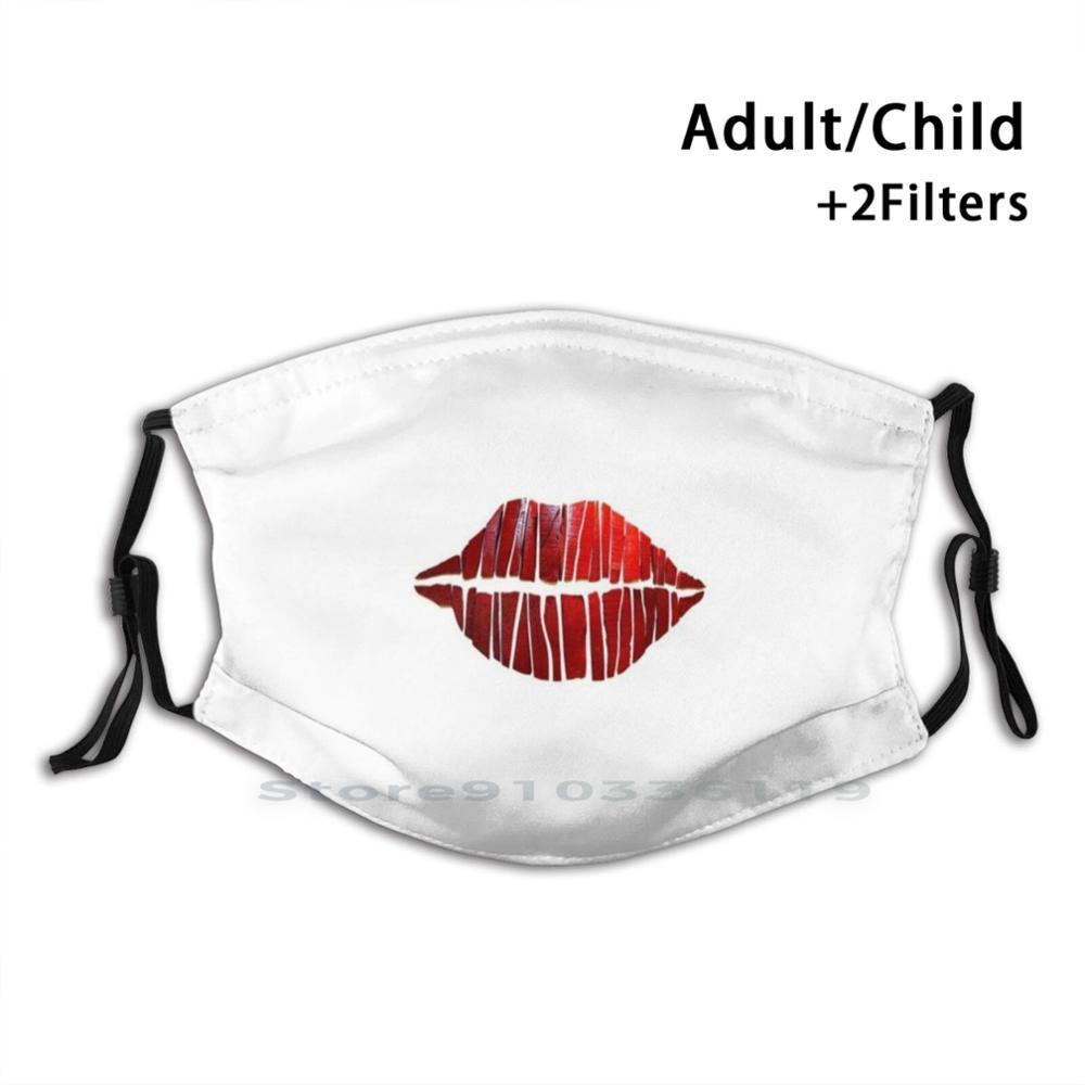 Изображение товара: Губы рот взрослых детей моющиеся смешные маски для лица с фильтром Civid рот Recuerda
