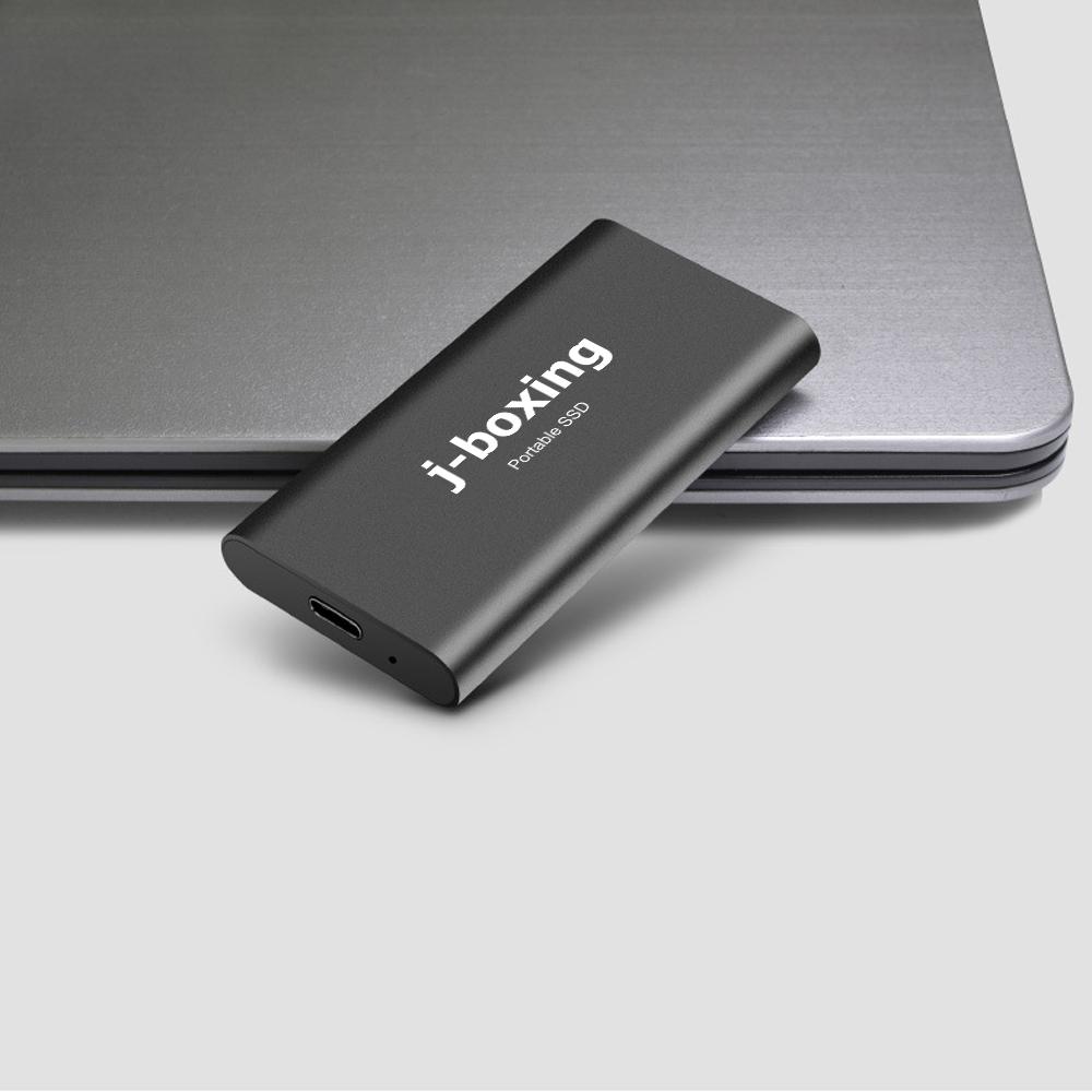 Изображение товара: Портативный SSD 256 ГБ-ультратонкий J-boxing внешний жесткий диск USB 3,0 HDD память 128 Гб 64 Гб совместимый с ПК, настольным ПК, ноутбуком