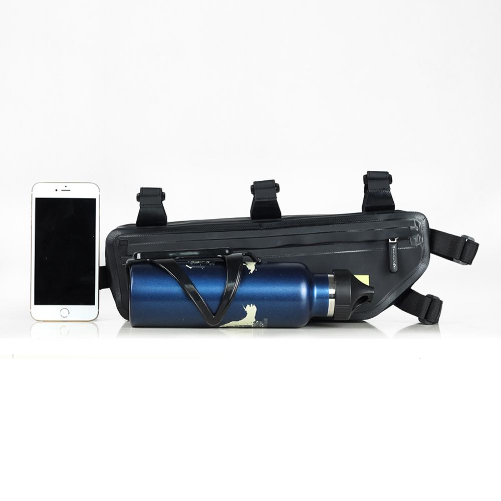 Изображение товара: Велосипедные Сумки-трубы, водонепроницаемая сумка для хранения велосипеда, сумка для горного велосипеда, дорожный ремень с креплением, велосипедная портативная спортивная сумка