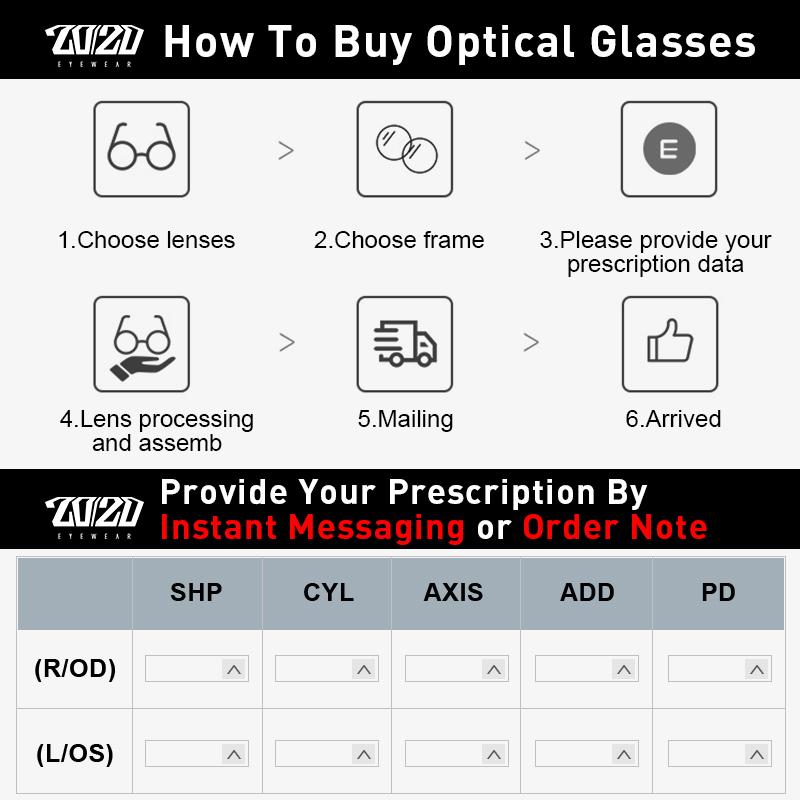 Изображение товара: 20/20 дизайнерские ацетатные оптические оправы для очков для мужчин и женщин, винтажные квадратные миопиальные Рецептурные очки, классические очки AS8037