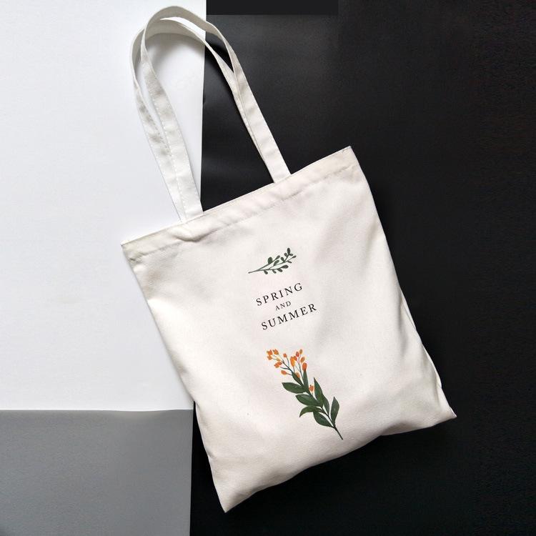 Изображение товара: Холщовая Вместительная женская сумка на плечо PURFAY, Хлопковая Сумка-тоут, экологически чистая многоразовая дорожная сумка, тканевая сумка-мессенджер