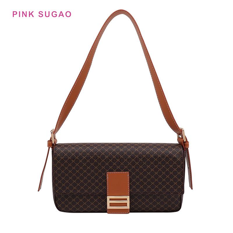 Изображение товара: Розовая Женская сумка Sugao, кошельки и сумочки 2019, сумки через плечо для женщин, Высококачественная сумка на плечо, женская сумка, дизайнерские сумки