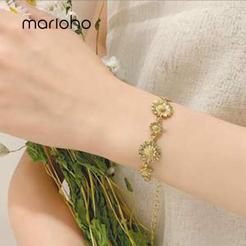 Изображение товара: Marioho Модные женские круглые браслет из исинской глины для украшения многослойный браслет преувеличенный для подиума, все-матч браслет для женщин