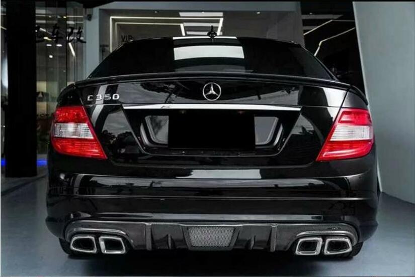 Изображение товара: Бампер передний из углеродного волокна для BENZ C-Class W204 C63 AMG 2007 2008 2009 2010 2011