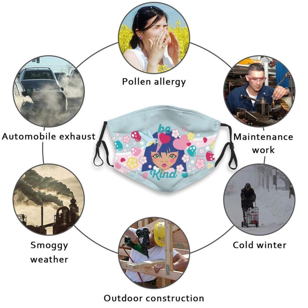 Изображение товара: Быть Вид Jin и Луиджи печать многоразовая маска Pm2.5 фильтр маска для лица для детей каваи Katsola милые девушки Колибри Вид