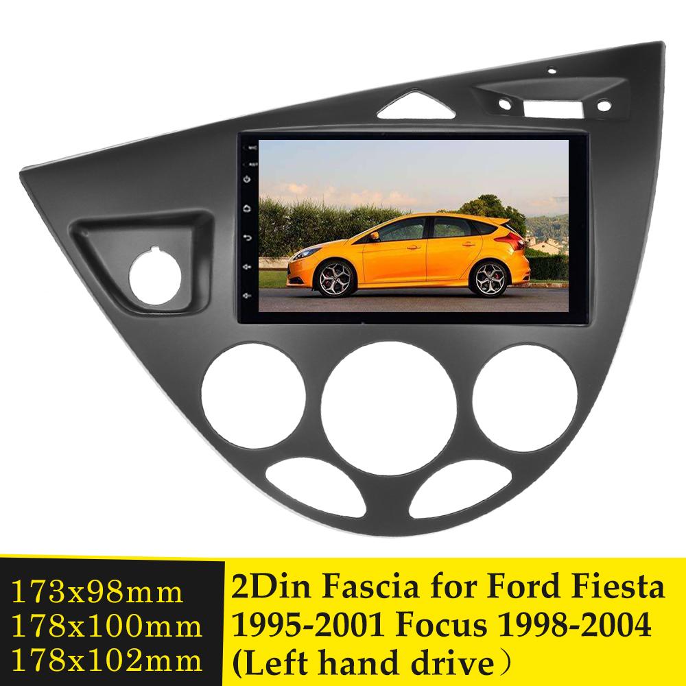 Изображение товара: Рамка для автомагнитолы, двойная Din, для Ford Fiesta 1995-2001, Focus 1998-2004