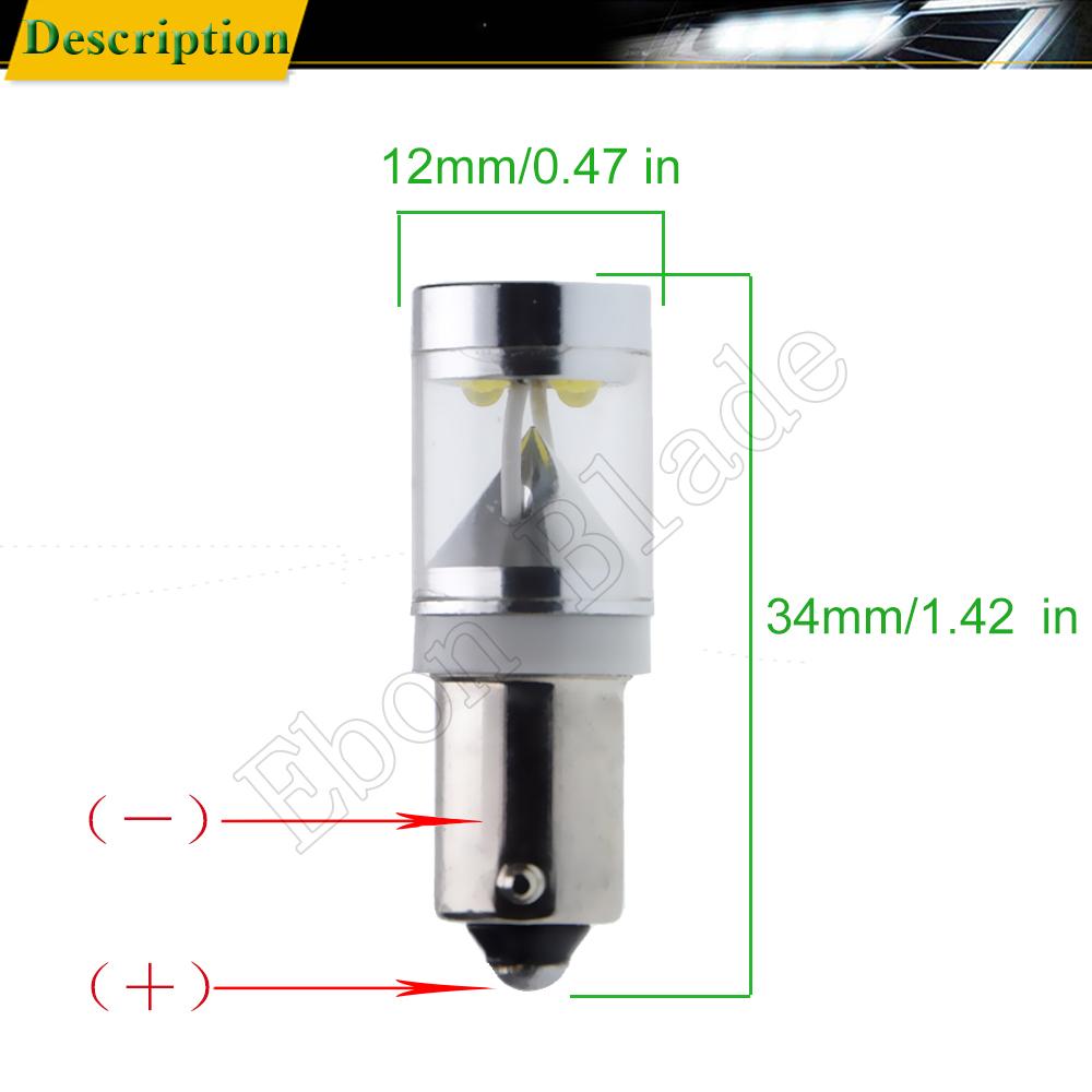 Изображение товара: 2x Автомобильный светодиодный BA9S T4W BAX9S H6W BAY9S H21W светодиодный светильник с крестообразной головкой для салона автомобиля, лампа с обратной парковкой DRL 12 В, источник постоянного тока