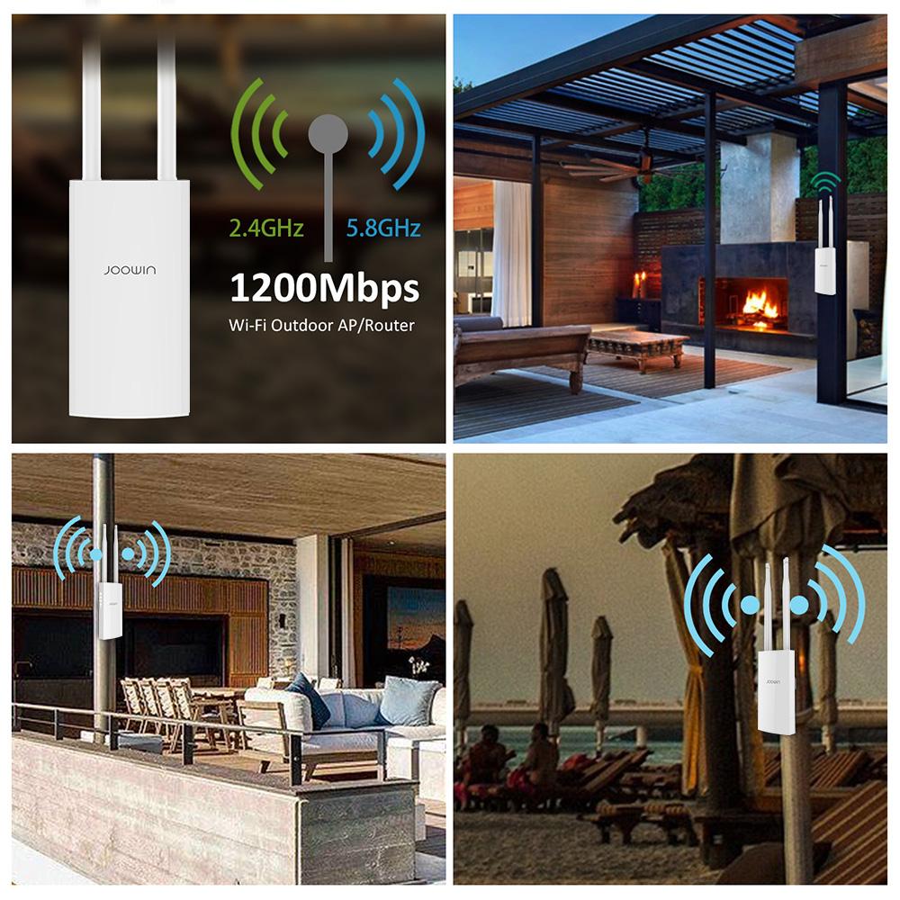 Изображение товара: Уличный Wi-Fi-роутер/точка доступа/CPE/Беспроводной ретранслятор Wi-Fi с двумя антеннами Dand 2,4/5 ГГц, 10 дБи, Nanostation AC1200