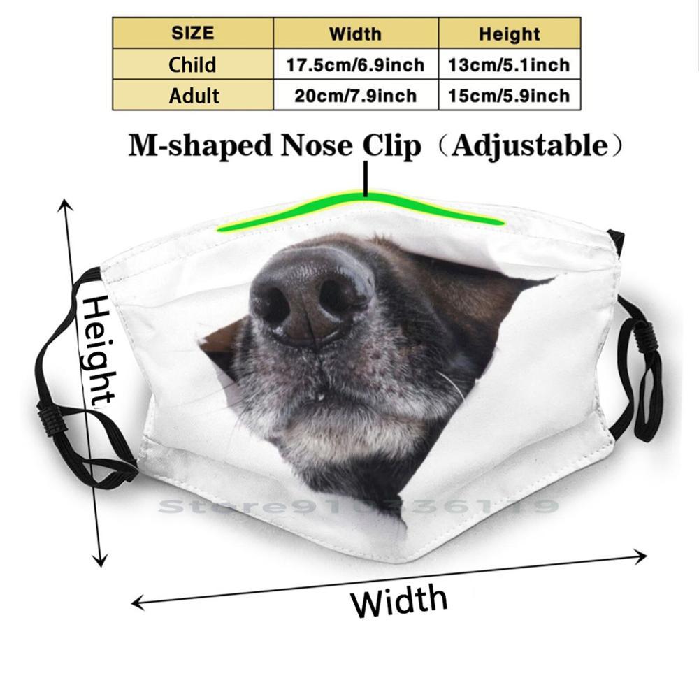 Изображение товара: Многоразовая маска для рта с принтом собаки Pm2.5 фильтр Сделай Сам маска для рта для детей милая собака любитель мордочка сладкий щенок владелец носа Эстетическая леди